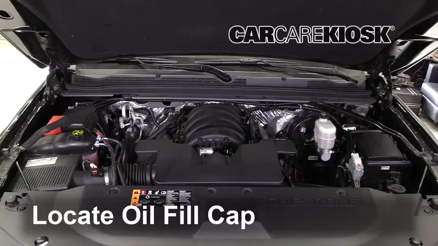 2018 Chevrolet Tahoe Premier 6.2L V8 FlexFuel Oil Add Oil